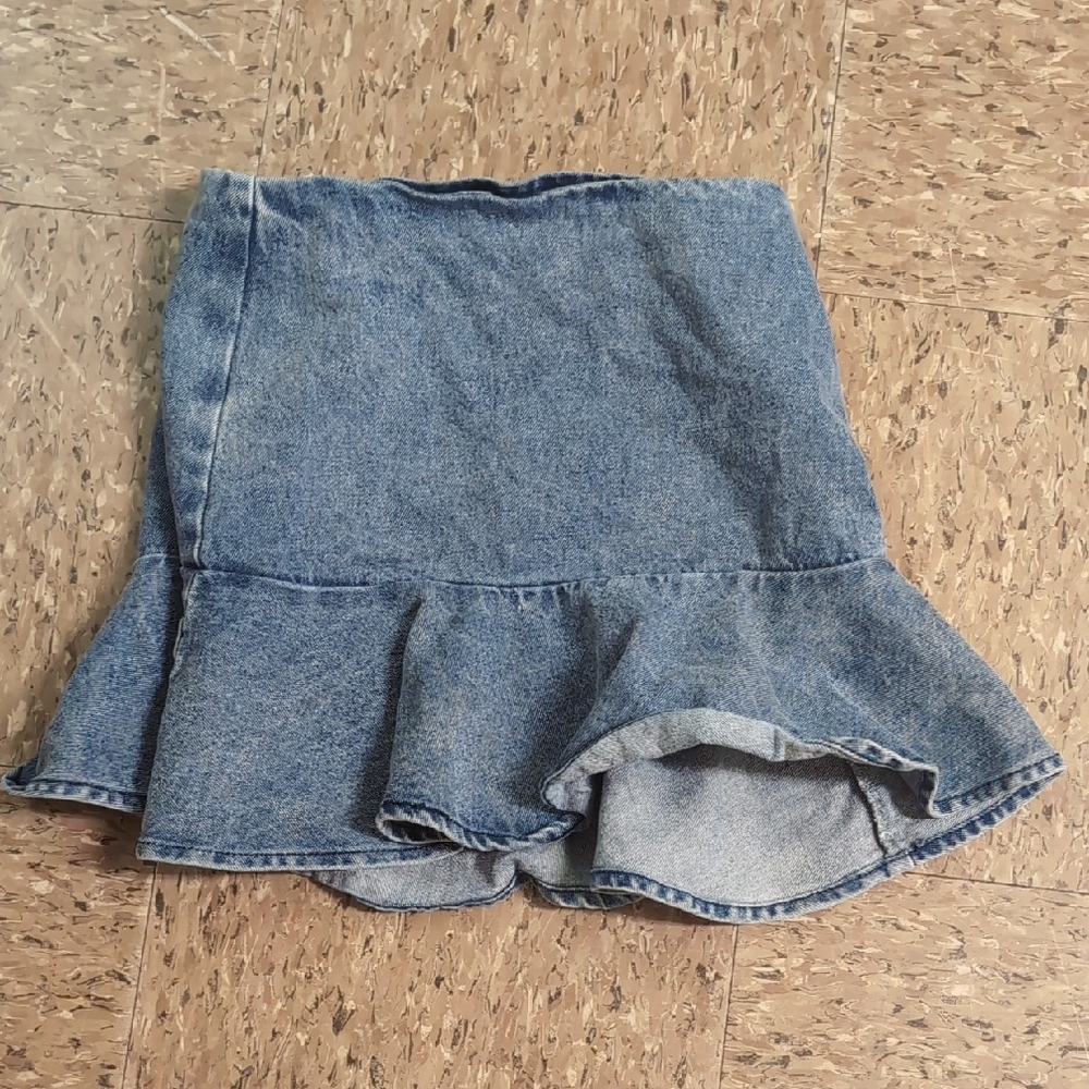 Forever 21 Light Blue Denim Skirt